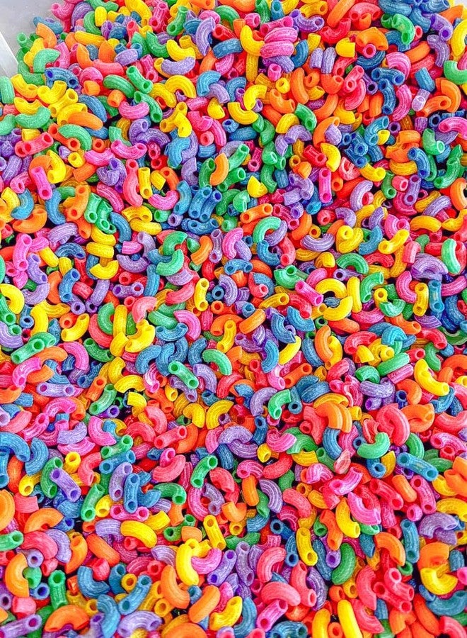 Sensory-N-Stuff 2 Cups of Rainbow Pasta Sensory Bin Filler for Sensory Table - Elbow Noodles - Image 5